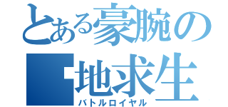 とある豪腕の絕地求生（バトルロイヤル）