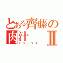 とある齊藤の肉汁Ⅱ（シソーラス）