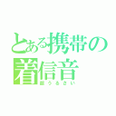 とある携帯の着信音（超うるさい）