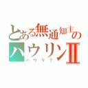 とある無通知主のハウリングⅡ（ハウリ？）