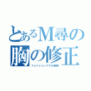 とあるＭ尋の胸の修正（フォトショップでも無理）