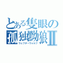 とある隻眼の孤独黝狼Ⅱ（ウェフダーヴォルフ）