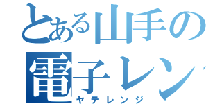 とある山手の電子レンジ（ヤテレンジ）