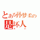 とある孙梦柔の是坏人（真的）