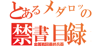 とあるメダロットの禁書目録（金属戦闘最終兵器）