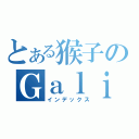 とある猴子のＧａｌｉｌ（インデックス）