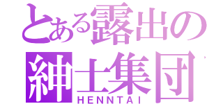 とある露出の紳士集団（ＨＥＮＮＴＡＩ）