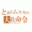 とあるムスカの大佐命令（Ｃｏｍｍａｎｄ）