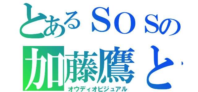 とあるＳＯＳの加藤鷹と麻美ゆま（オウディオビジュアル）