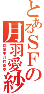 とあるＳＦの月羽愛紗（仰望半月的夜空）