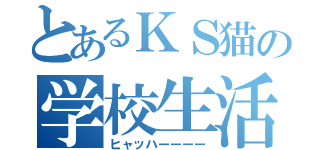 とあるＫＳ猫の学校生活（ヒャッハーーーー）