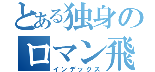 とある独身のロマン飛行（インデックス）