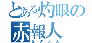 とある灼眼の赤報人（２タテ人）