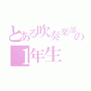 とある吹奏楽部の１年生（）