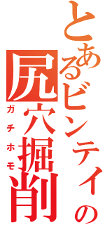 とあるビンティの尻穴掘削（ガチホモ）