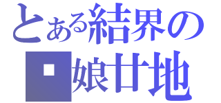 とある結界の伪娘廿地（）