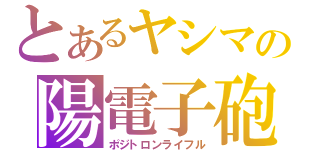 とあるヤシマの陽電子砲（ポジトロンライフル）