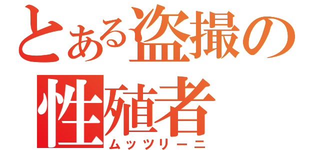 とある盗撮の性殖者（ムッツリーニ）