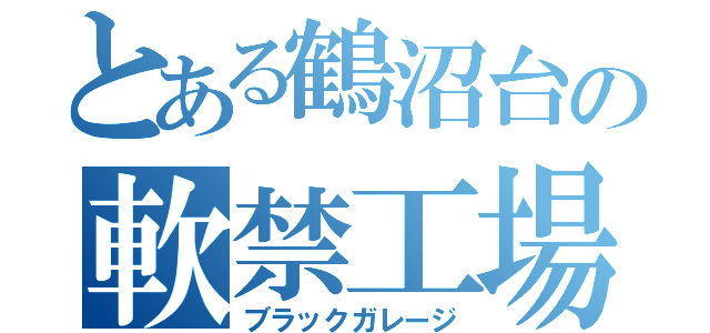 とある鶴沼台の軟禁工場（ブラックガレージ）