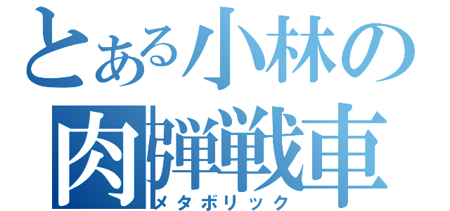 とある小林の肉弾戦車（メタボリック）