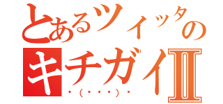 とあるツイッターのキチガイⅡ（✌（⊙ਊ⊙）✌）