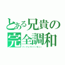 とある兄貴の完全調和（パーフェクトハーモニー）