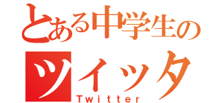 とある中学生のツイッター（Ｔｗｉｔｔｅｒ）