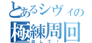 とあるシヴィの極練周回（出して！）