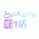 とある天ぷら人間の暇生活（フリーライフ）