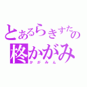 とあるらきすたの柊かがみ（かがみん）