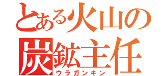 とある火山の炭鉱主任（ウラガンキン）