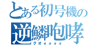 とある初号機の逆鱗咆哮（グオォォォォ）