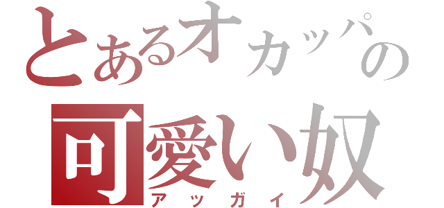 とあるオカッパの可愛い奴（アッガイ）