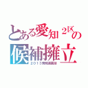 とある愛知２区の候補擁立（２０１３衆院選裏話）