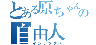 とある原ちゃんの自由人（インデックス）