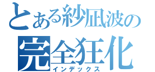 とある紗凪波の完全狂化（インデックス）