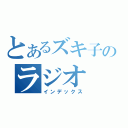 とあるズキ子のラジオ（インデックス）