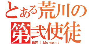 とある荒川の第弐使徒（歓声！！Ｍｏｍｅｎｔ）