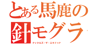 とある馬鹿の針モグラ（ナックルズ・ザ・エキドゥナ）