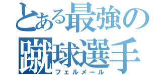 とある最強の蹴球選手（フェルメール）