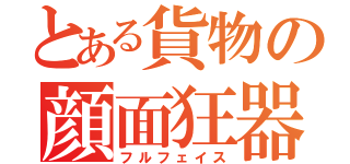 とある貨物の顔面狂器（フルフェイス）