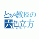 とある教授の六色立方（ルービックキューブ）