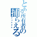 とある所有者の捕らえる物（クリスタル）