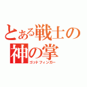 とある戦士の神の掌（ゴッドフィンガー）