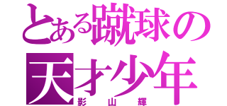 とある蹴球の天才少年（影山輝）