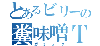 とあるビリーの糞味噌Ｔ（ガチテク）