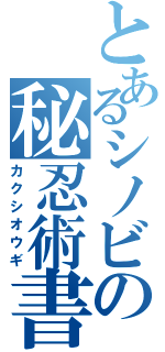 とあるシノビの秘忍術書（カクシオウギ）