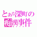 とある深町の痴漢事件（セクハラ）