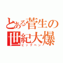 とある菅生の世紀大爆発（ビッグベン）