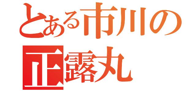 とある市川の正露丸（）